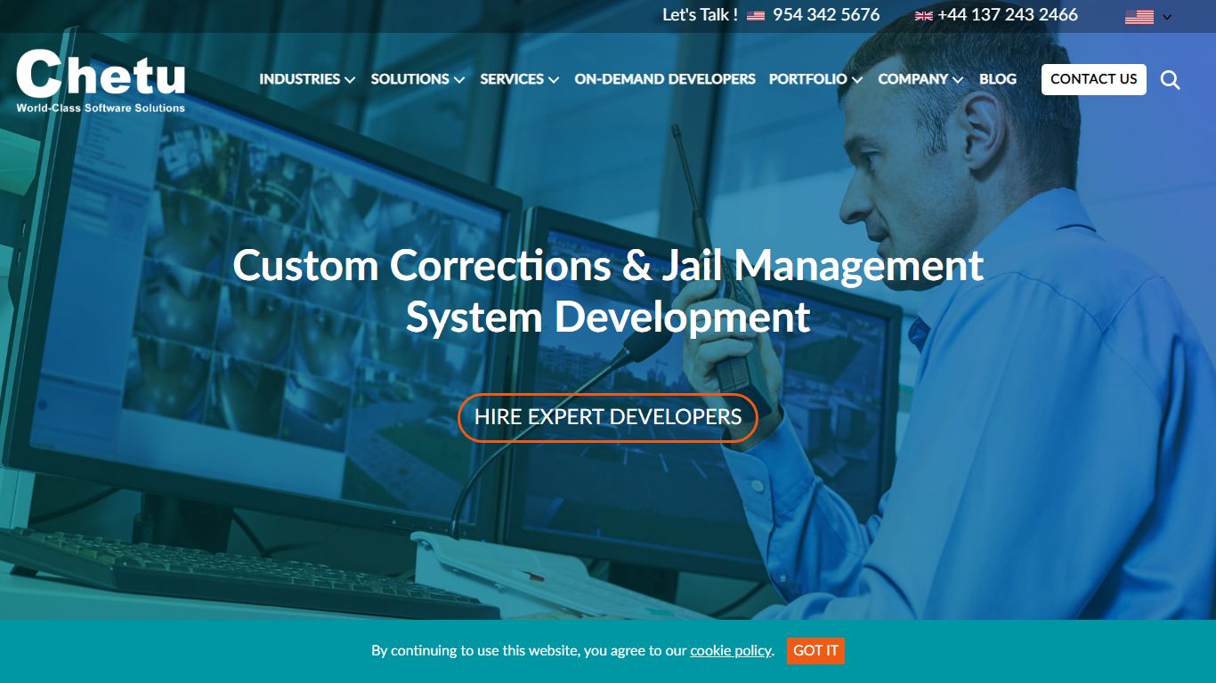 Corrections and Jail Management System Development | Chetu